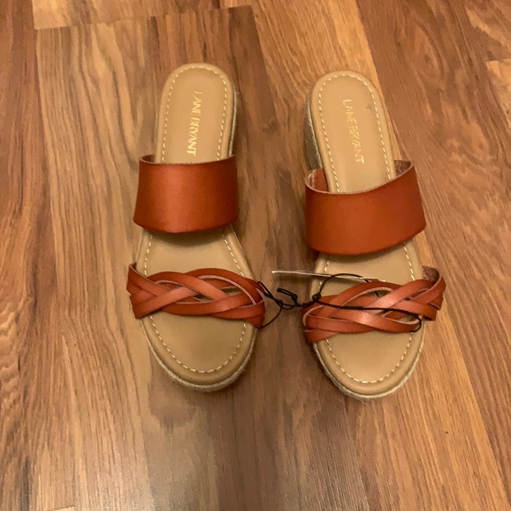 Lane Bryant women’s sandals 8W NWT